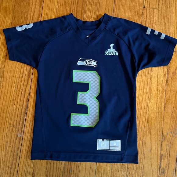 Seattle Seahawks / Russell Wilson #3 NFL Jersey / Excellent Condition / 🚭 - Picture 2 of 6